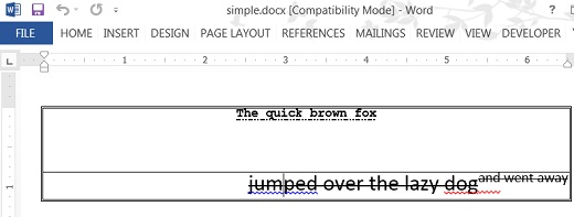 Apache POI Word Document Example - SimpleDocument