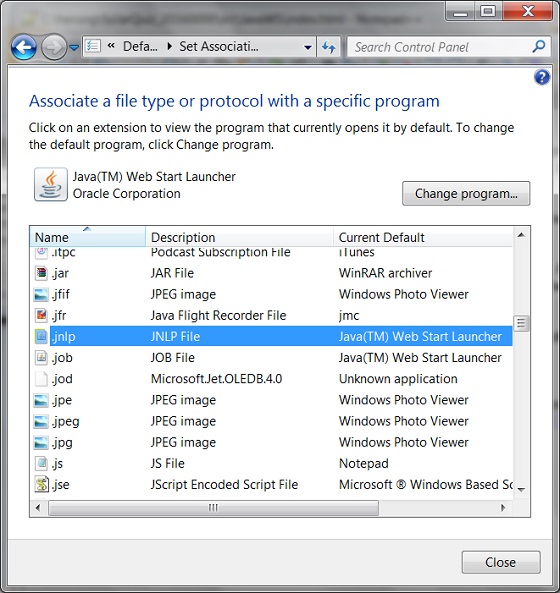 Configure IE to Run JNLP File with JavaWS