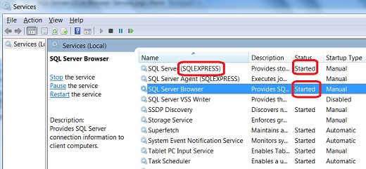 SQL Server 2014 Browser Service